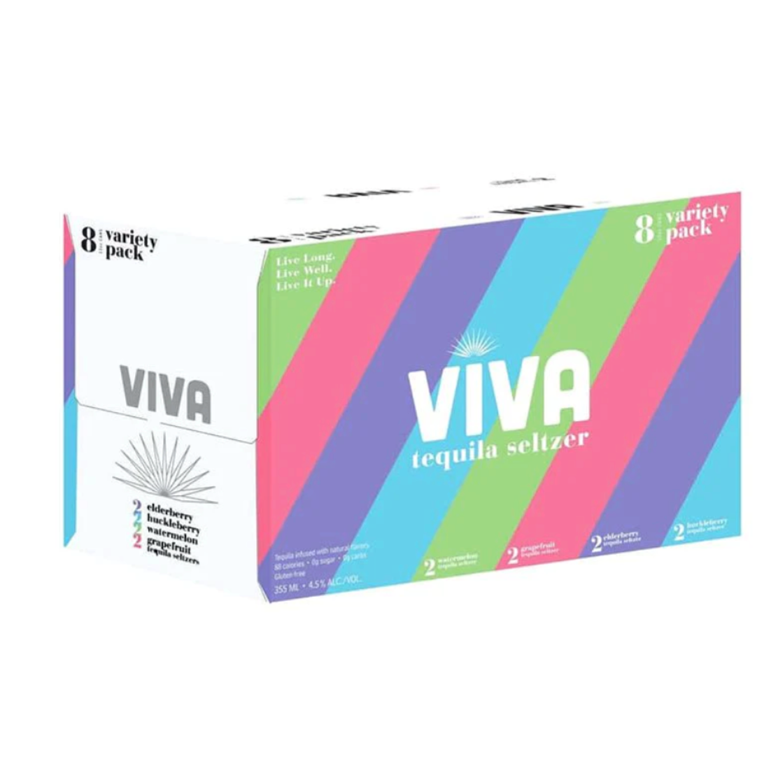 VIVA Tequila Seltzer // Boozy Advent Calendar: 12 Shots of Christmas BUNDLE (12 Bottles Pre-loaded)