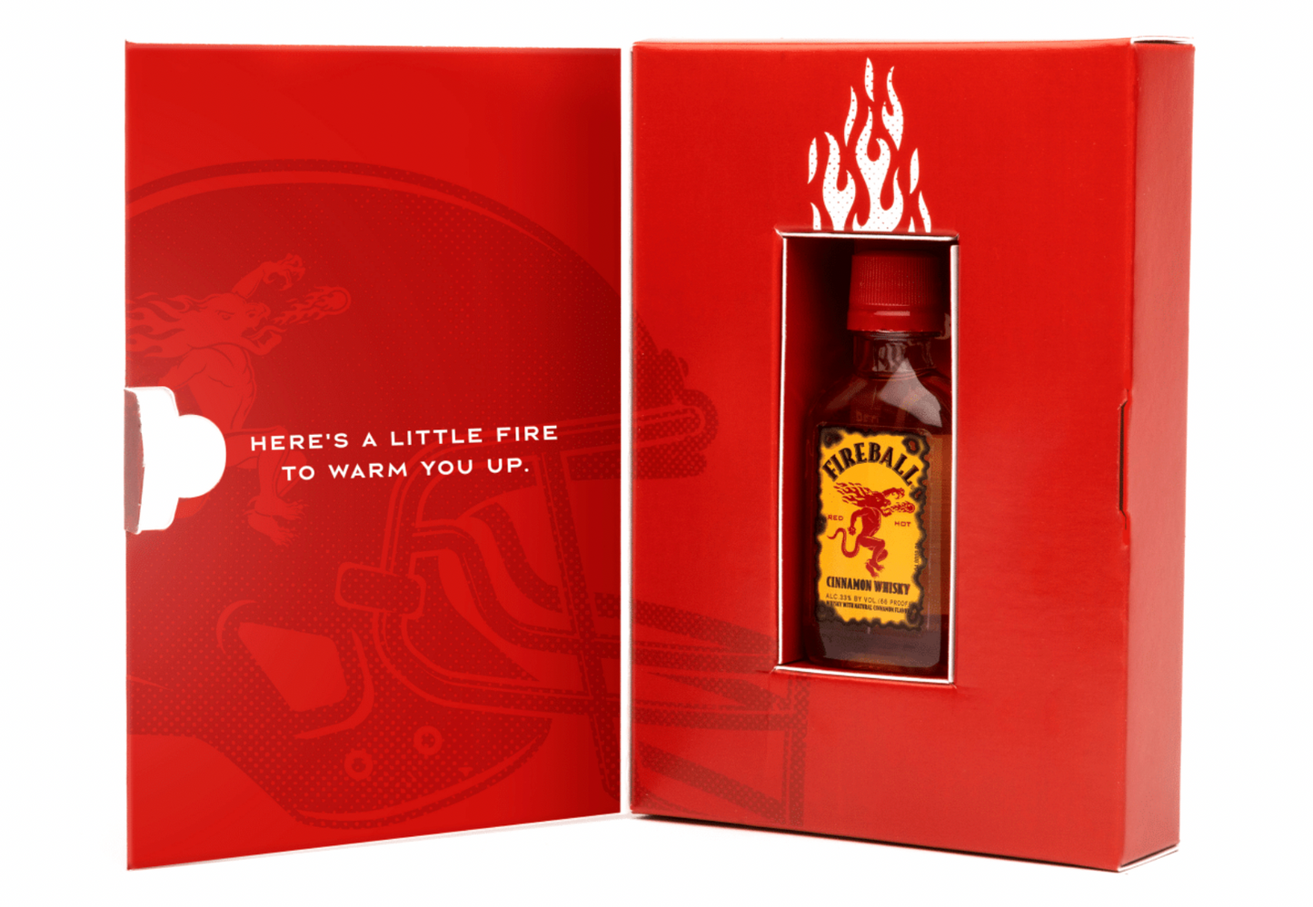 4 Pack of Fireball® Footbawl Drinkable Greeting Cards - (FREE Ground Shipping)