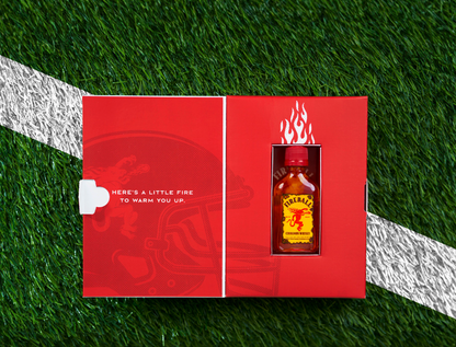 4 Pack of Fireball® Footbawl Drinkable Greeting Cards - (FREE Ground Shipping)