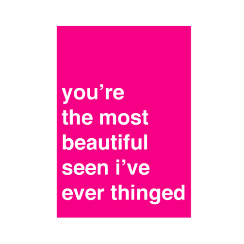 Valentine's Day Drinkable Card® - "you're the most beautiful.." (FREE Ground Shipping)