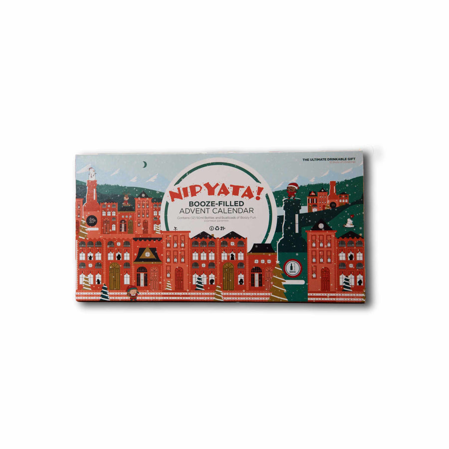 NIPYATA!® Boozy Advent Calendar: 12 Shots of Christmas®! (12 Bottles Pre-loaded)