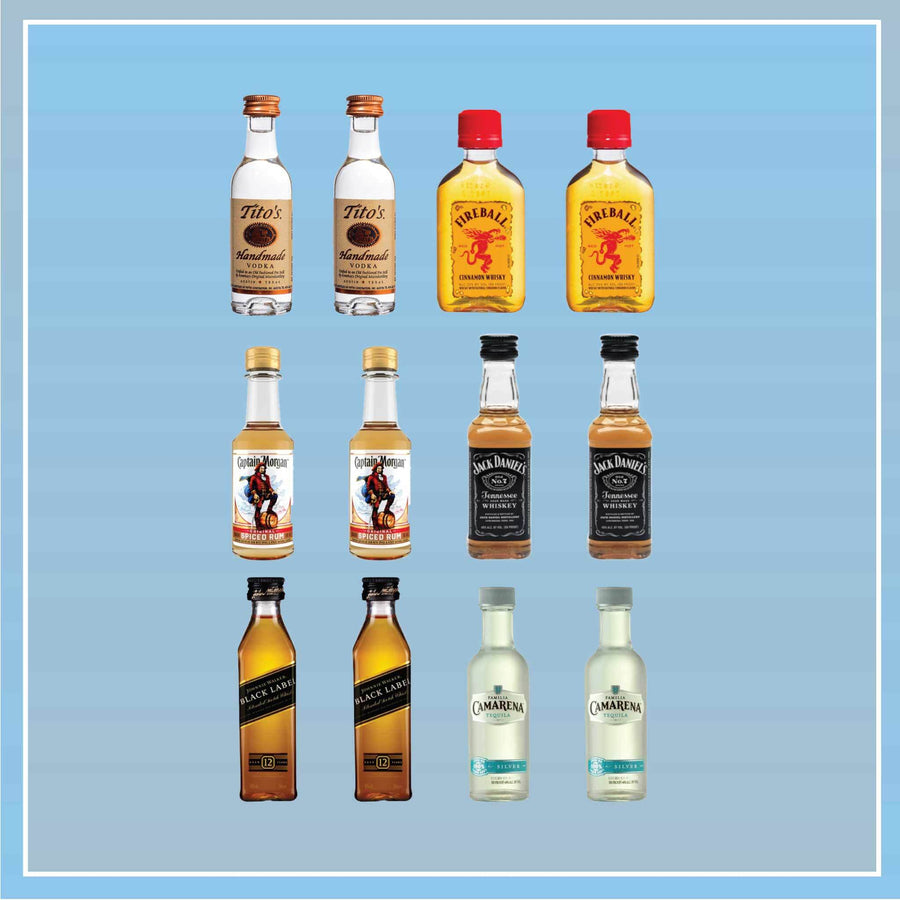 Assorted Drinkable Greeting Cards (12 Pack) - Liquor INCLUDED