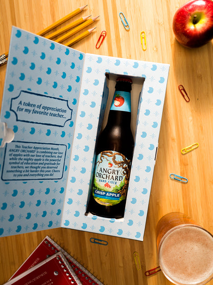 Angry Orchard® "Teacher Appreciation" Drinkable Card® (Limited Edition)