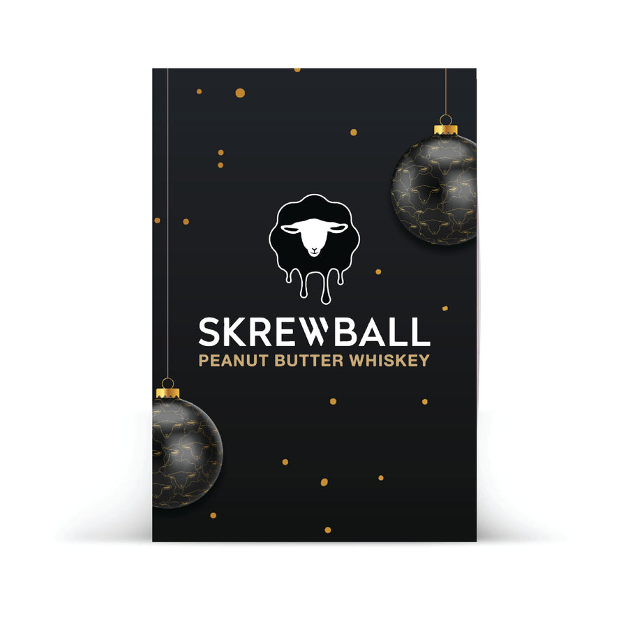 Skrewball Whiskey Holiday Drinkable Greeting Card®