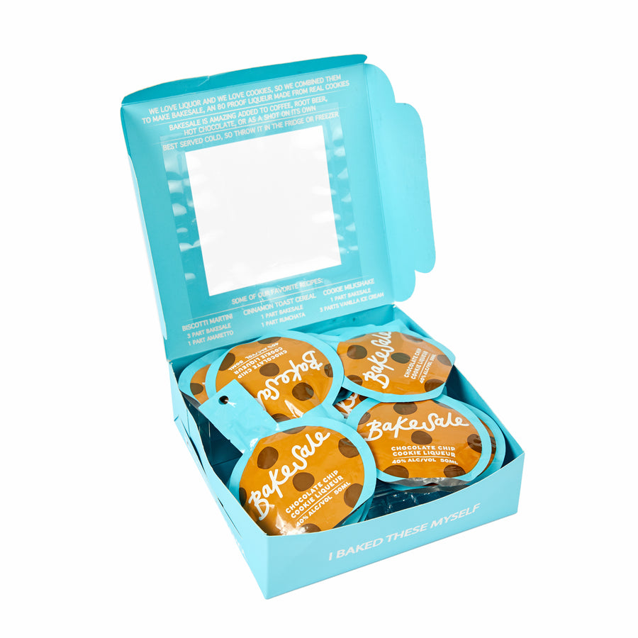 BakeSale® Cookie Box of Shots (12 Shots Included) - FREE Ground Shipping