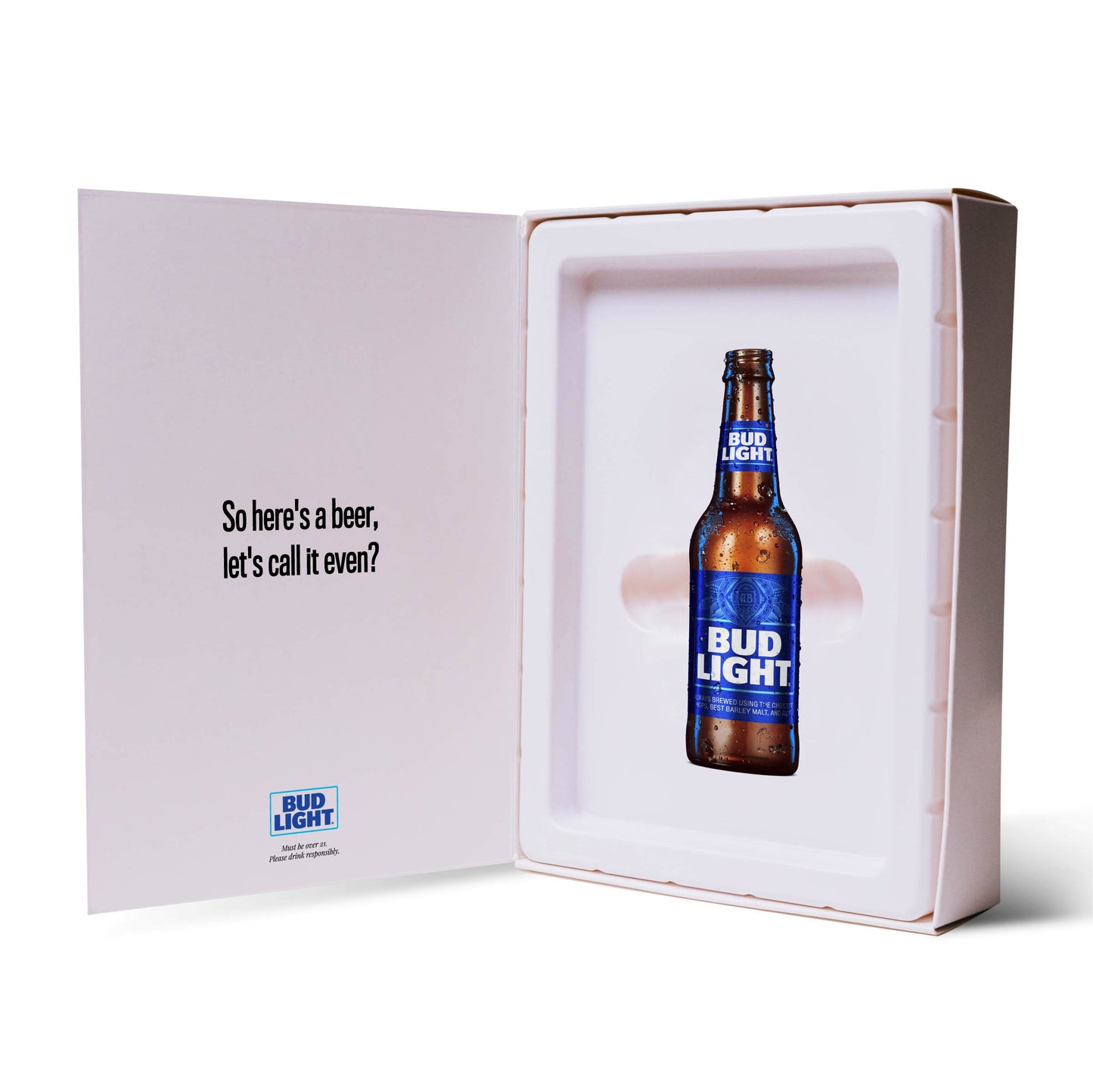 Bud Light® "Happy Father's Day" Drinkable Card® 2023 (Limited Edition)