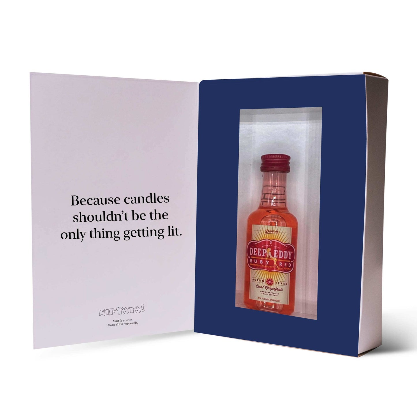 "Happy Hanukkah!" Drinkable Card® (FREE 2 Day Shipping)