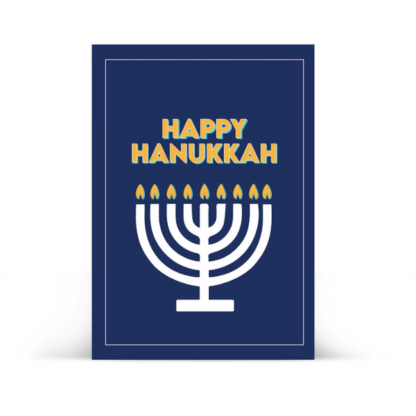 "Happy Hanukkah!" Drinkable Card® (FREE 2 Day Shipping)