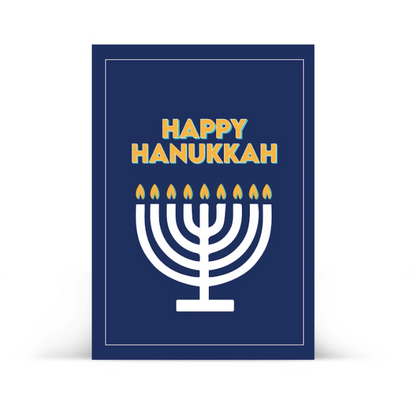 "Happy Hanukkah!" Drinkable Card® (FREE 2 Day Shipping)