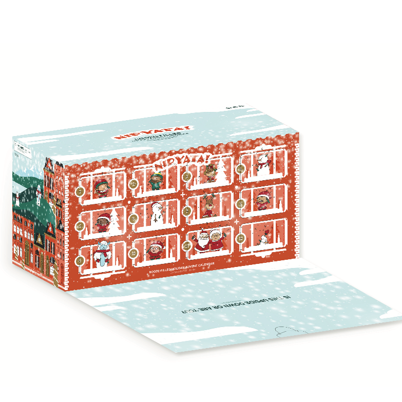 NIPYATA!® Boozy Advent Calendar: 12 Shots of Christmas®! (12 Bottles Pre-loaded)