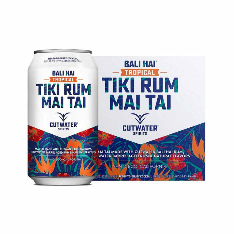 Cutwater Tiki Rum Mai Tai Can (4 Pack)