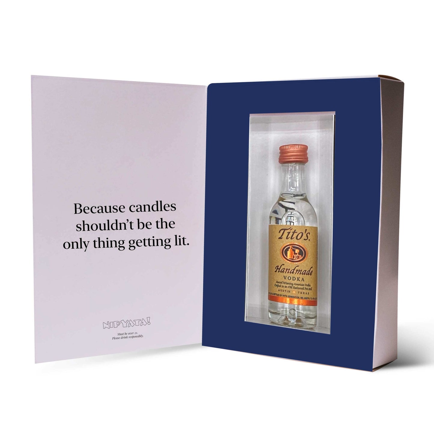 "Happy Hanukkah!" Drinkable Card® (FREE 2 Day Shipping)