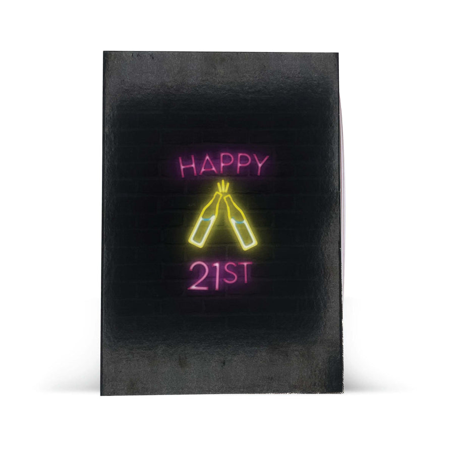 "Happy 21st Birthday!" Drinkable Card® (FREE Ground Shipping)