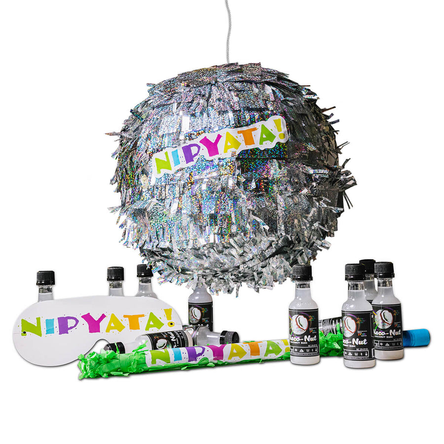 The New Year's Eve Disco Ball Rum NIPYATA! (15 Bottles of Coconut Rum Pre-loaded)