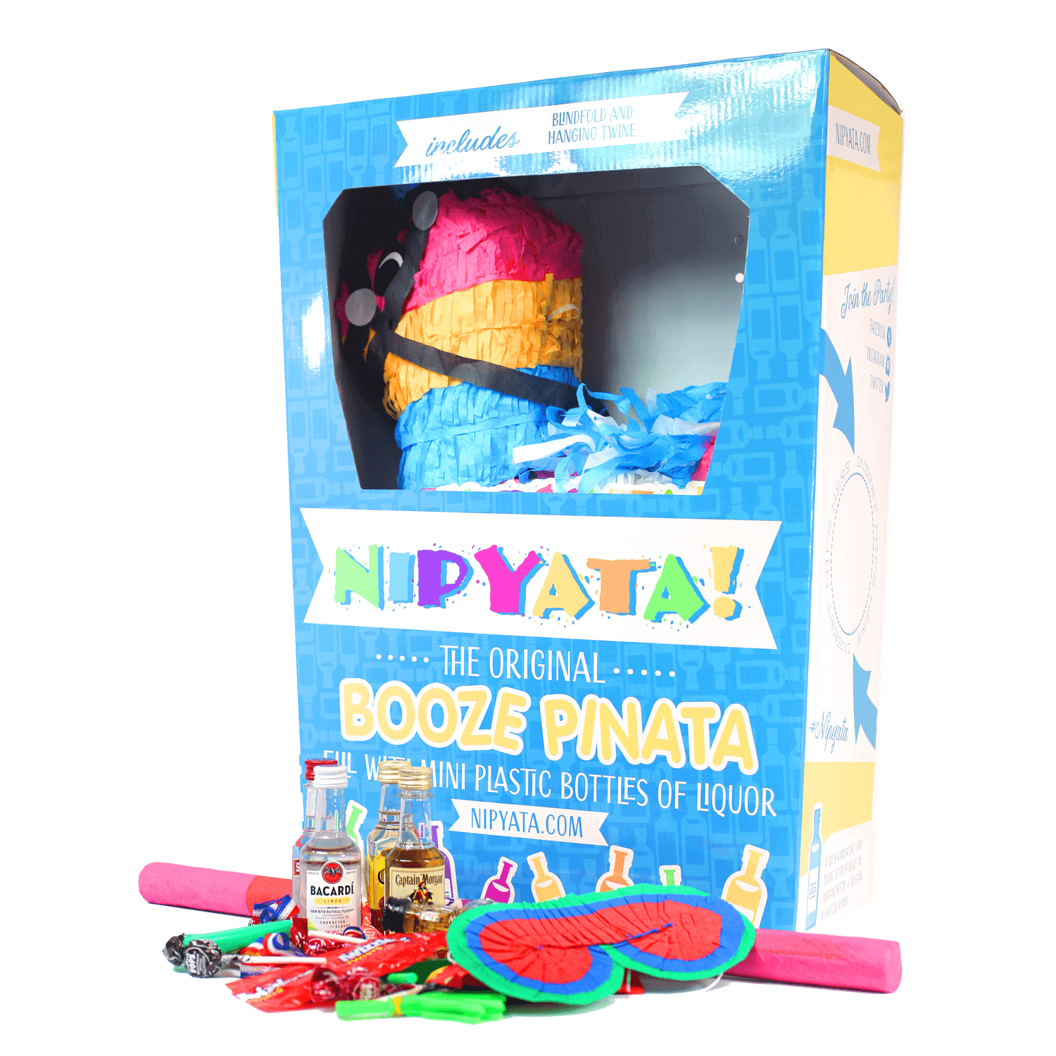 The #1 Adult Booze Piñata: The Stay Classy Burrito®! (15 Mini Plastic Bottles Pre-loaded) - FREE Shipping Included