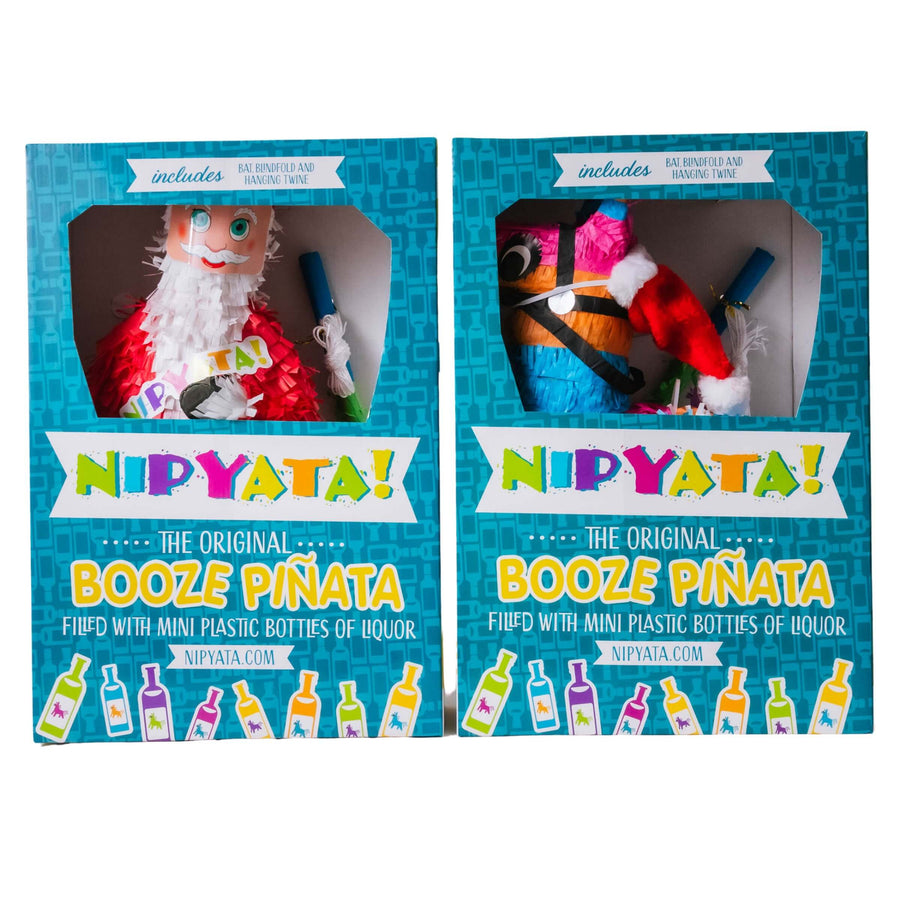 Homebound Holiday Family Fun NIPYATA! Care Package (Includes 2 Pre-loaded Piñatas)